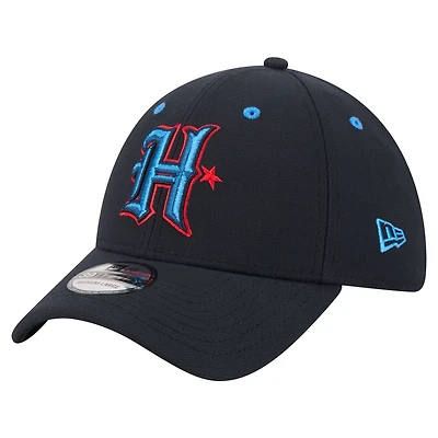 Men's New Era  Navy Houston Texans Core Team 39THIRTY Flex Hat