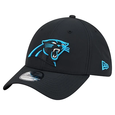 Men's New Era  Black Carolina Panthers Core Team 39THIRTY Flex Hat
