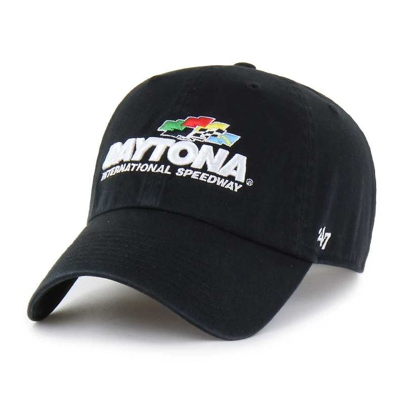 Men's '47  Black NASCAR Daytona 500 Clean Up Adjustable Hat