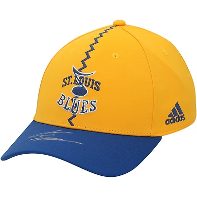 Jimmy Snuggerud St. Louis Blues Autographed 2022-23 Reverse Retro adidas Cap