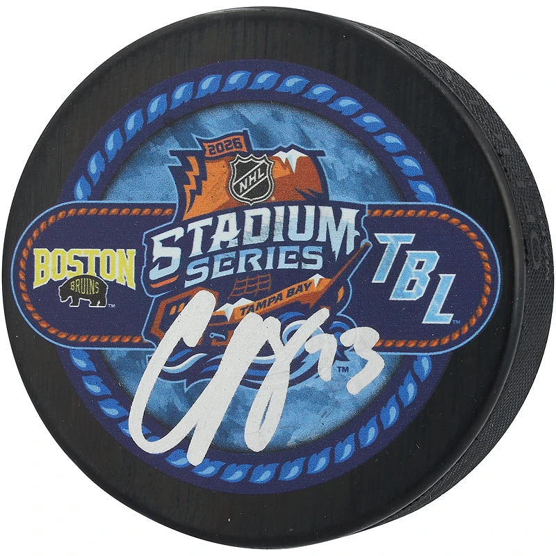 Charlie McAvoy Boston Bruins Autographed 2026 NHL Stadium Series Hockey Puck