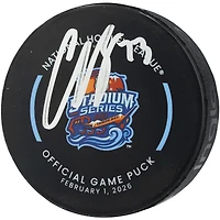 Charlie McAvoy Boston Bruins Autographed 2026 NHL Stadium Series Official Game Puck