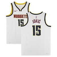 Nikola Jokić Denver Nuggets Autographed White Nike Association Edition Swingman Jersey - BAS