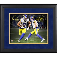 Matthew Stafford & Puka Nacua Los Angeles Rams Facsimile Signature Framed 11" x 14" Spotlight Photograph