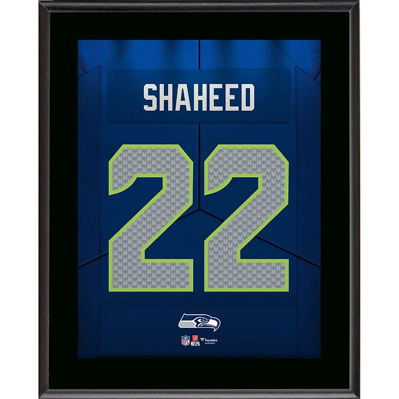 Rashid Shaheed Seattle Seahawks 10.5" x 13" Jersey Number Sublimated Player Plaque