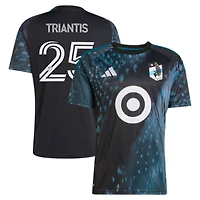 Men's adidas Nectarios Triantis Black Minnesota United FC 2026 The Decade Kit Replica Jersey
