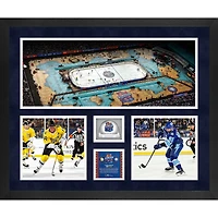 Tampa Bay Lightning vs. Boston Bruins 2026 NHL Stadium Series Framed 20" x 24" 3-Photograph Collage with Game-Used Ice - Limited Edition of 250