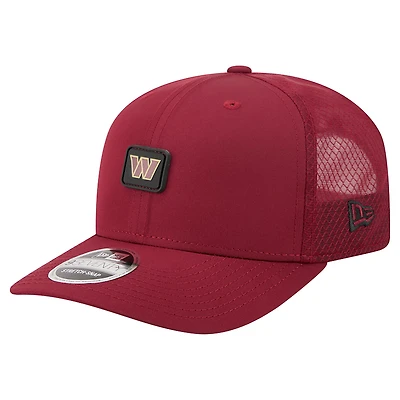 Men's New Era Burgundy Washington Commanders Micro Badge 9SEVENTY Adjustable Hat