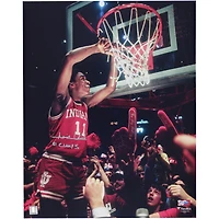 Isiah Thomas Indiana Hoosiers Autographed 16" x 20" Net Cutting Photograph with "1981 National Champs" Inscription