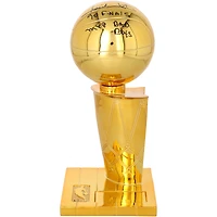 Isiah Thomas Detroit Pistons Autographed NBA Larry O'Brien Replica Trophy with Multiple Inscriptions