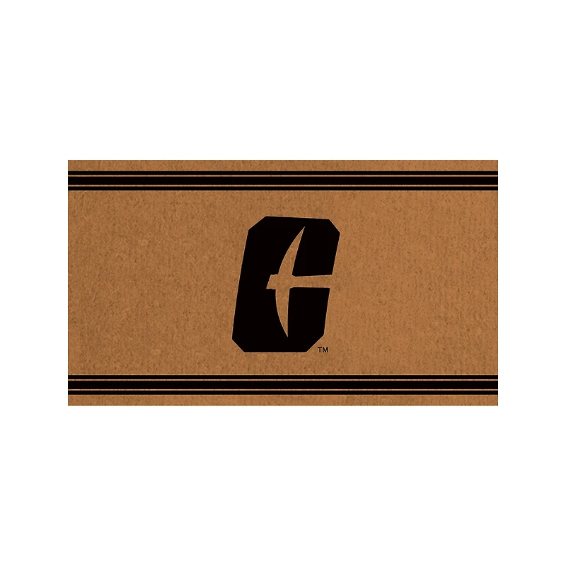 Charlotte 49ers 28" x 16" Primary Logo Outdoor Coir Entryway Mat