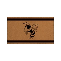 Georgia Tech Yellow Jackets 28" x 16" Primary Logo Outdoor Coir Entryway Mat