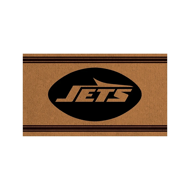 New York Jets 28" x 16" Primary Logo Outdoor Coir Entryway Mat