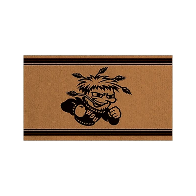 Wichita State Shockers 28" x 16" Primary Logo Outdoor Coir Entryway Mat