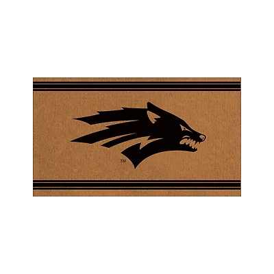 Nevada Wolf Pack 28" x 16" Primary Logo Outdoor Coir Entryway Mat
