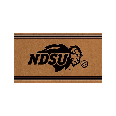 NDSU Bison 28" x 16" Primary Logo Outdoor Coir Entryway Mat
