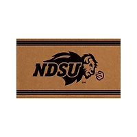 NDSU Bison 28" x 16" Primary Logo Outdoor Coir Entryway Mat