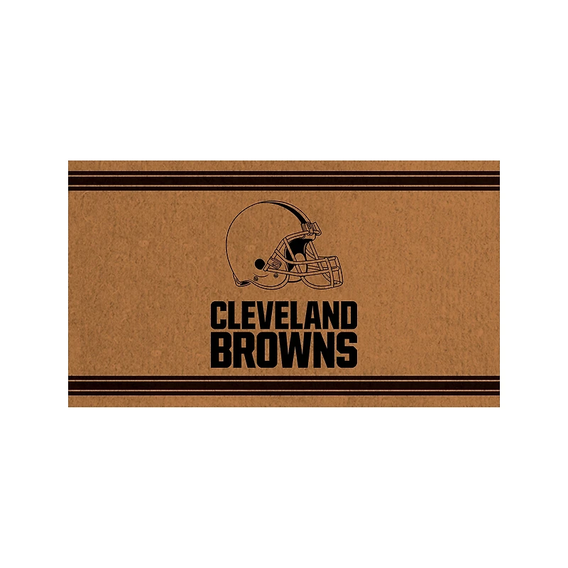 Cleveland Browns 28" x 16" Primary Logo Outdoor Coir Entryway Mat