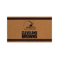 Cleveland Browns 28" x 16" Primary Logo Outdoor Coir Entryway Mat