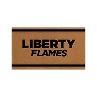 Liberty Flames 28" x 16" Primary Logo Outdoor Coir Entryway Mat