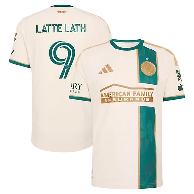 Men's adidas Emmanuel Latte Lath Tan Atlanta United FC 2026 Spirit of '96 On-Field Authentic Patch Jersey