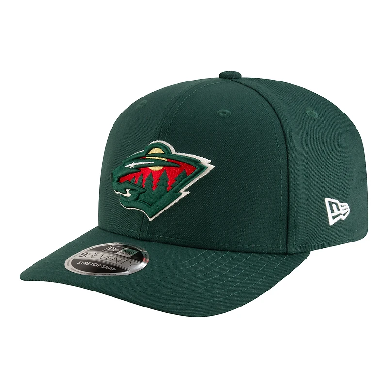 Men's New Era  Green Minnesota Wild 9SEVENTY Adjustable Hat