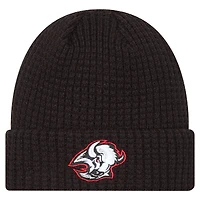 Men's New Era  Black Buffalo Sabres Waffle Cuffed Knit Hat