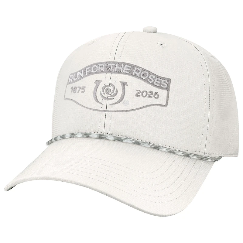 Unisex  White Kentucky Derby 152nd Run for the Roses Adjustable Hat