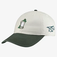 Unisex  Stone/Green Kentucky Derby Julep Glass Adjustable Hat