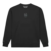 Men's Mitchell & Ness Black LA28 Summer Olympics Fleece Crewneck Sweatshirt