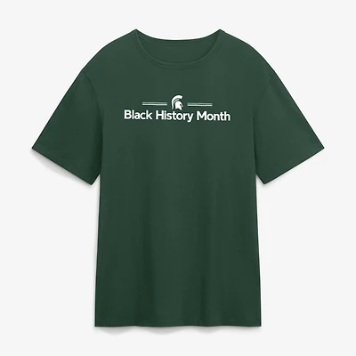 Men's Green Michigan State Spartans Black History Month T-Shirt