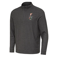 Men's Antigua Black Venezuela Baseball 2026 World Baseball Classic 1/4 Zip Pullover