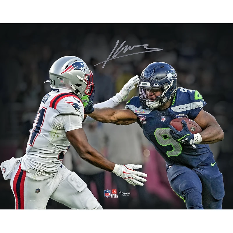 Kenneth Walker III Seattle Seahawks Autographed Super Bowl LX Champions 8" x 10" Photograph