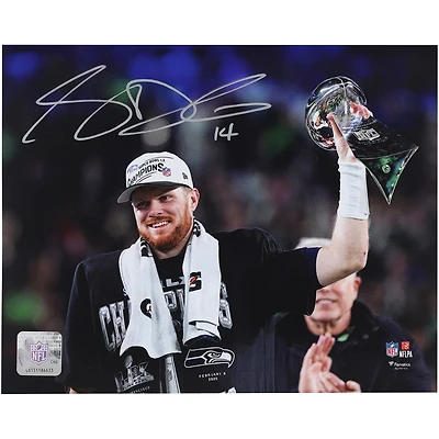 Sam Darnold Seattle Seahawks Autographed Super Bowl LX Champions 8" x 10" Photograph