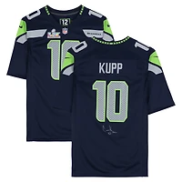 Cooper Kupp Seattle Seahawks Autographed Super Bowl LX Champions College Navy Nike Game Jersey
