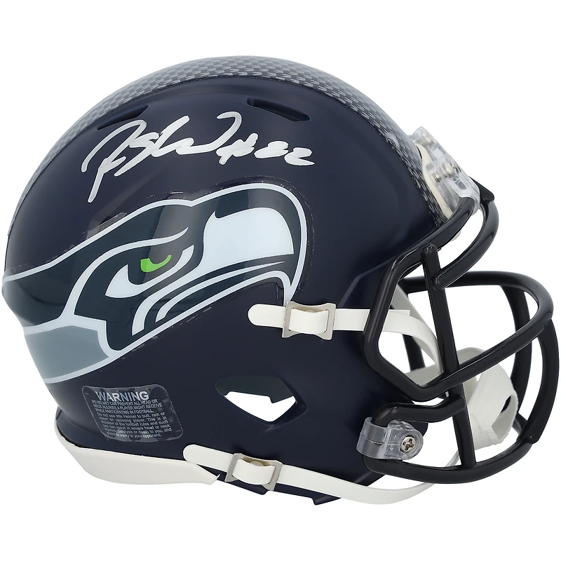 Rashid Shaheed Seattle Seahawks Autographed Super Bowl LX Champions Riddell Speed Mini Helmet