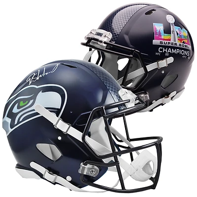 Rashid Shaheed Seattle Seahawks Autographed Super Bowl LX Champions Riddell Speed Authentic Helmet