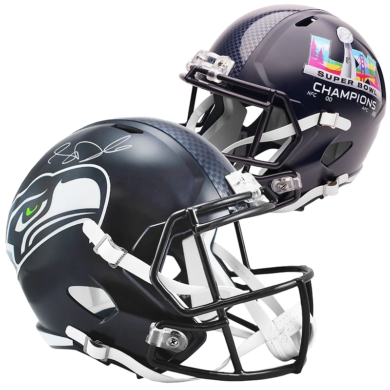 Sam Darnold Seattle Seahawks Autographed Super Bowl LX Champions Riddell Speed Replica Helmet