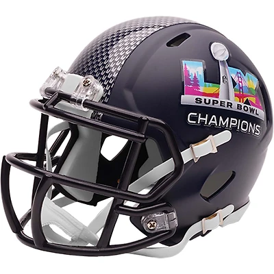 Seattle Seahawks Super Bowl LX Champions Riddell Speed Mini Helmet