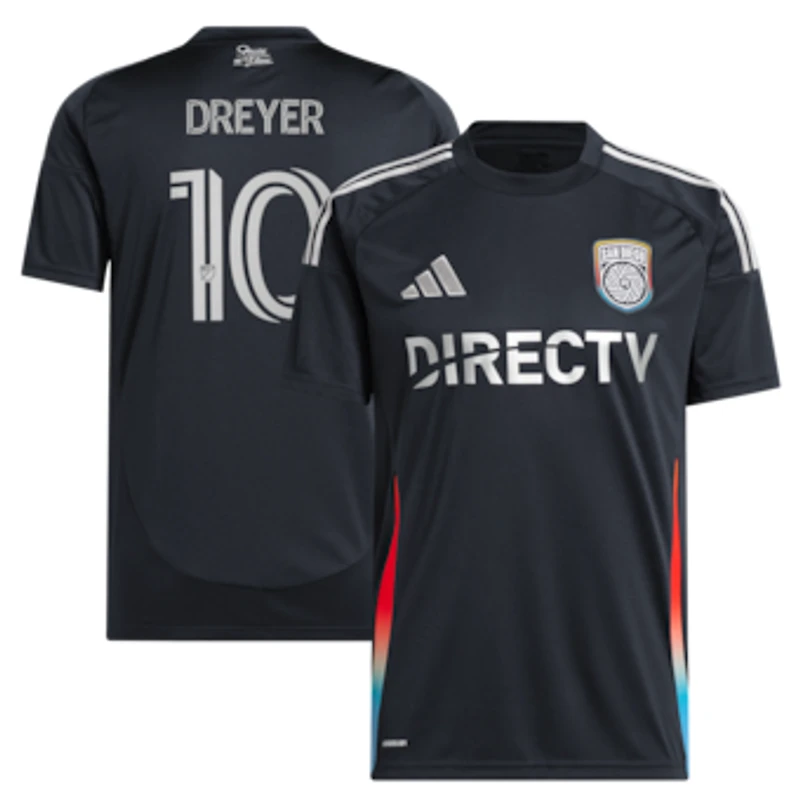 Men's adidas Anders Dreyer Navy San Diego FC 2025 State of Flow Replica Jersey