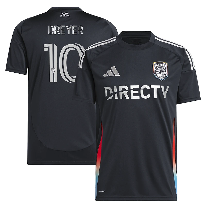 Men's adidas Anders Dreyer Navy San Diego FC 2025 State of Flow Replica Jersey
