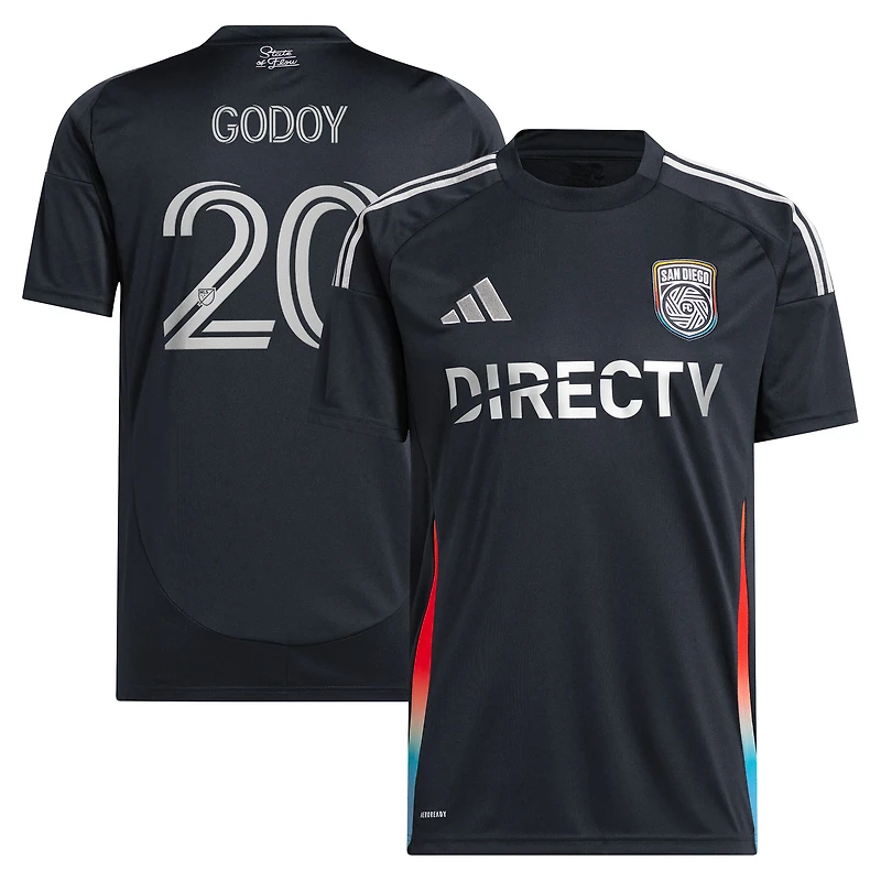 Men's adidas Anibal Godoy Navy San Diego FC 2025 State of Flow Replica Jersey