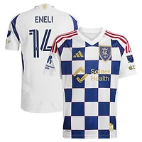Men's adidas Emeka Eneli White Real Salt Lake 2025 Grid City On-Field Authentic Jersey