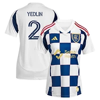 Women's adidas DeAndre Yedlin White Real Salt Lake 2025 Grid City Replica Jersey