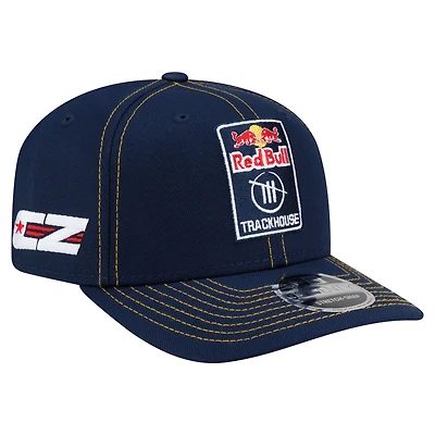 Men's New Era  Navy Connor Zilisch Trackhouse Driver Firesuit 9SEVENTY Adjustable Hat
