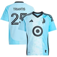 Youth adidas Nectarios Triantis Blue Minnesota United FC 2025 CONVERGENCE Replica Jersey