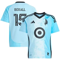 Youth adidas Michael Boxall Blue Minnesota United FC 2025 CONVERGENCE Replica Jersey
