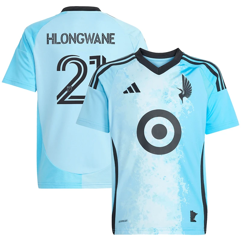 Youth adidas Bongokuhle Hlongwane Blue Minnesota United FC 2025 CONVERGENCE Replica Jersey