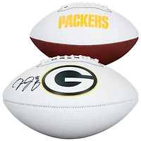 Josh Jacobs Green Bay Packers Autographed Franklin White Panel Football