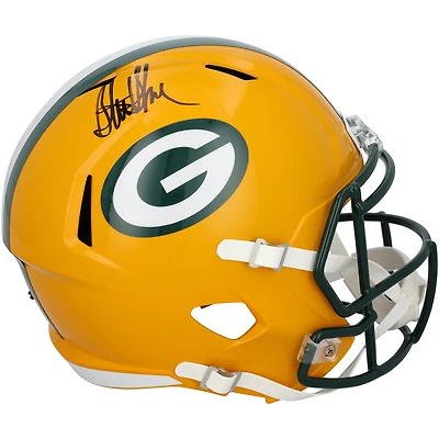 Sterling Sharpe Green Bay Packers Autographed Riddell Speed Replica Helmet